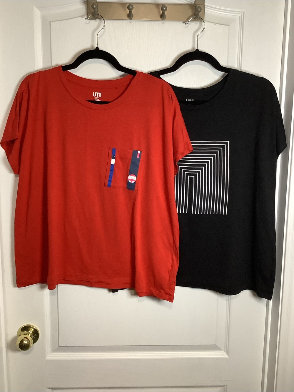 Uniqlo UT Color & Rhythm Bundle of 2 Drape Fit T-shirts
